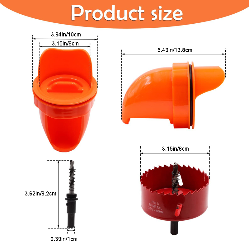 Automatische zwaartekracht kippenvoeder DIY regendicht pluimveevoeder poort verminderen morsen voedsel boerderij kip eend voedsel controller gereedschap