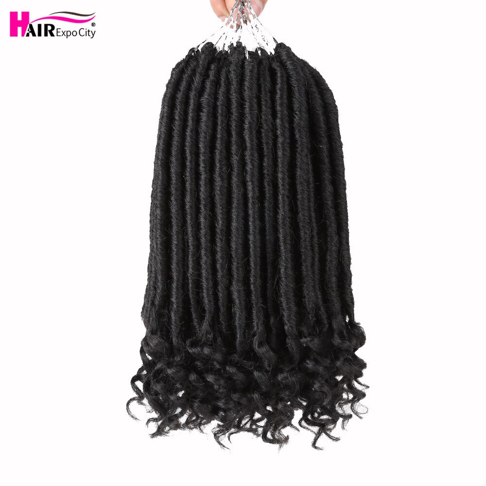 12 2x jumalatar faux locs virkatut hiukset ombre kiharat hiukset synteettiset palmikoidut hiuspidennykset afrikkalaisille naisille expo city