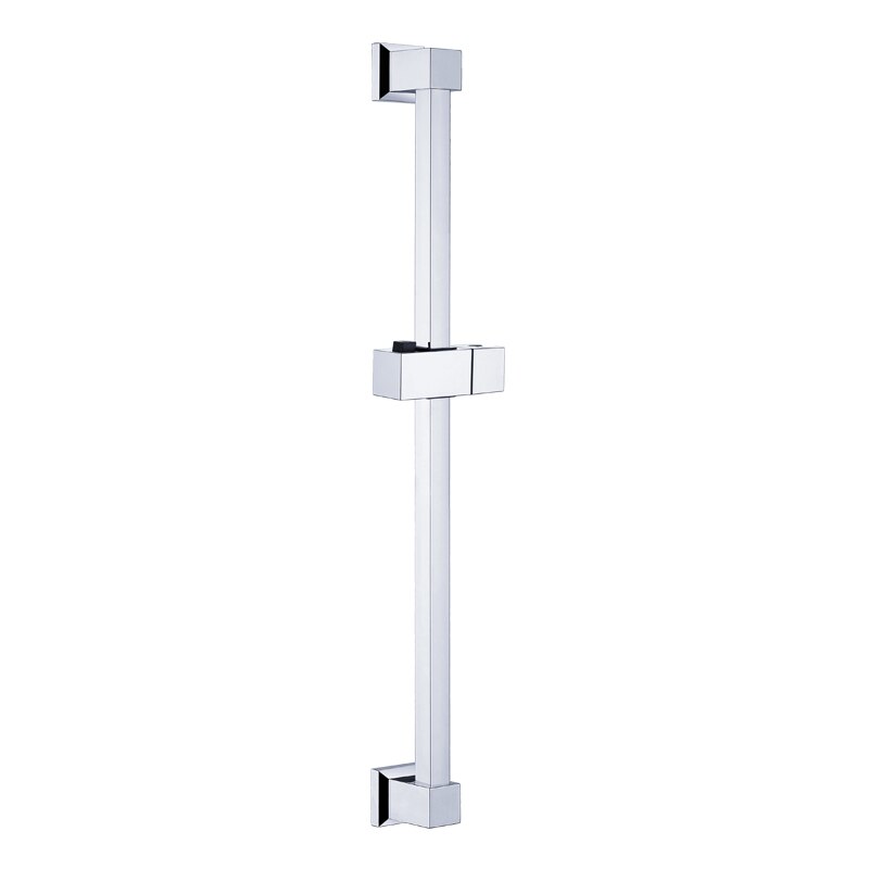 Square Adjustable Lifting Shower Slide Bar with Shower Holder ABS Sliding Bar Shower Set