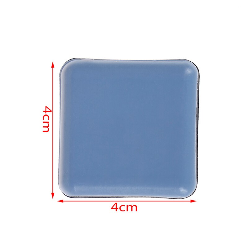4/6/8 stk magi flytte anti-slitasje gulvmatte glideunderlag møbel bordunderstell beskytter og dalbane teppe bakken 6mm tykkelse: 4 stk  s40
