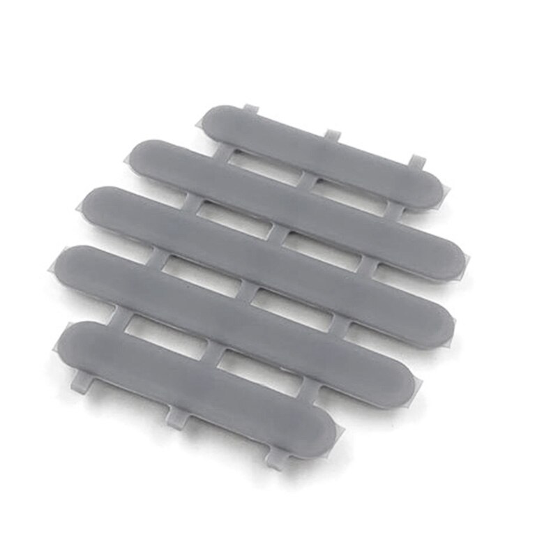 1 Pcs Silicone Sink Mat Drain Mat Kitchen Sink Mat Multifunctional Wash Basin Mat Water Filter Mat,Gray