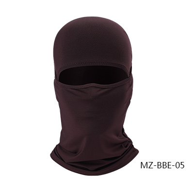 HEROBIKER-pasamontañas de LICRA para motociclista, máscara de Moto, Viso, Antivento, transpirable, Nuova: Brown-MZ-BBE-05