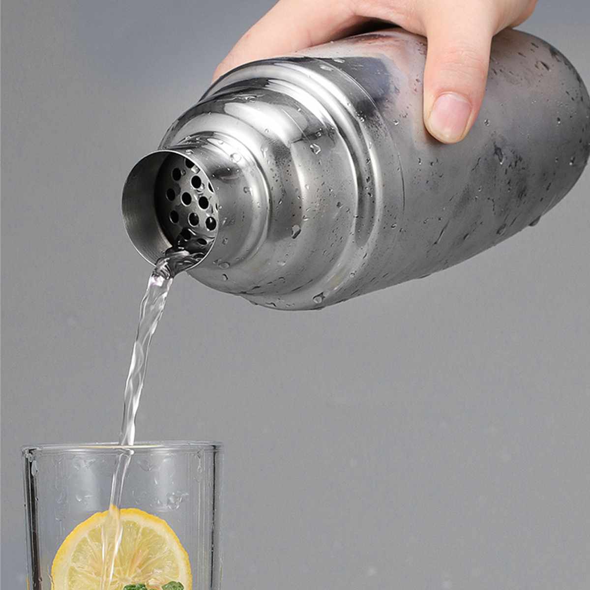 1 stk 550/750ml rustfrit stål sne kop cocktail shaker martini drink boston party bar værktøj vin shaker