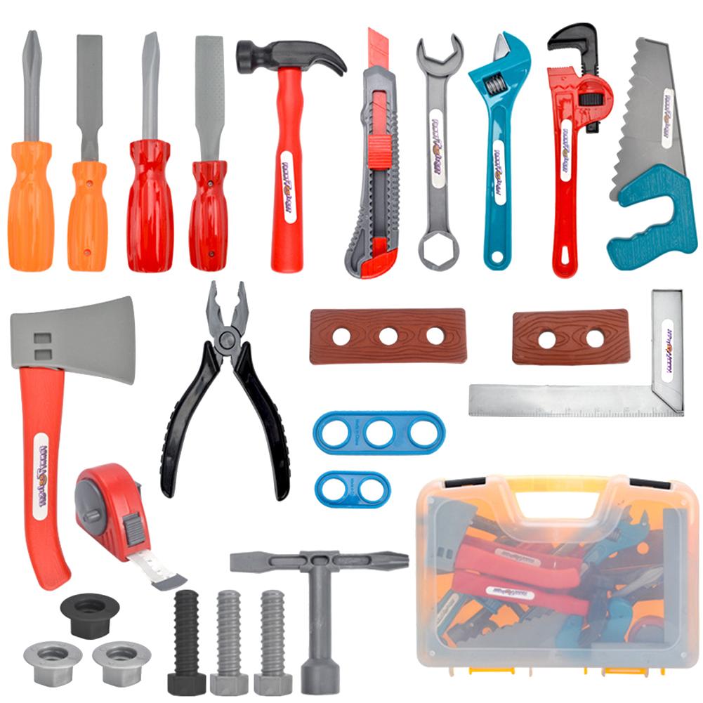 22 Stks/set Plastic Reparatie Gereedschap Kit Set Jongens Kids Pretend Play Educatief Speelgoed