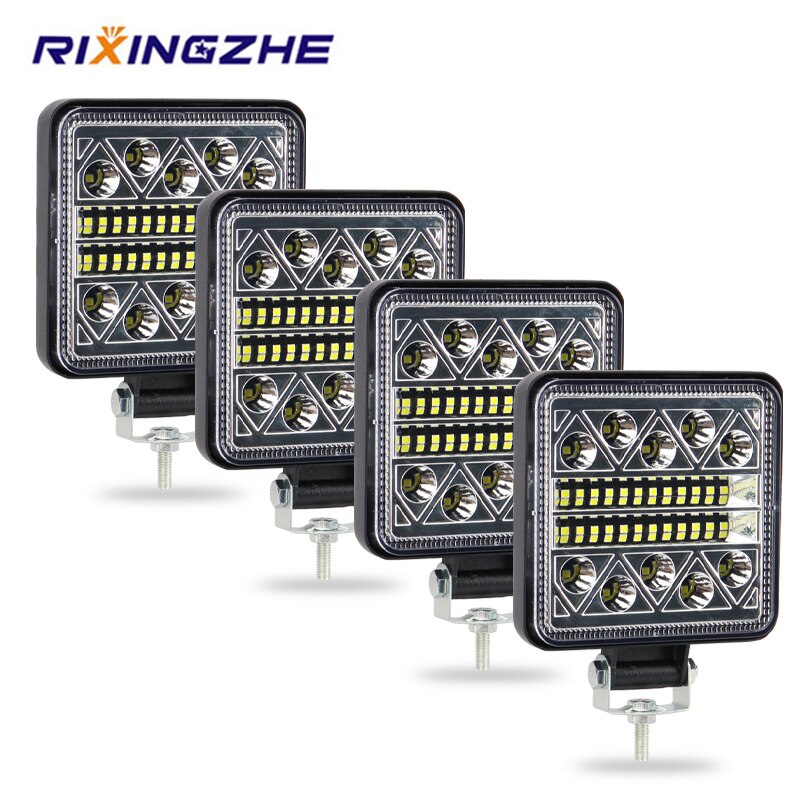 2PCS 12V 54W Work Light led bar LED lightbar 3030 LED 18SMD for Truck Tractor SUV 4x4 Car Led Headlights Lighting Spot work bar