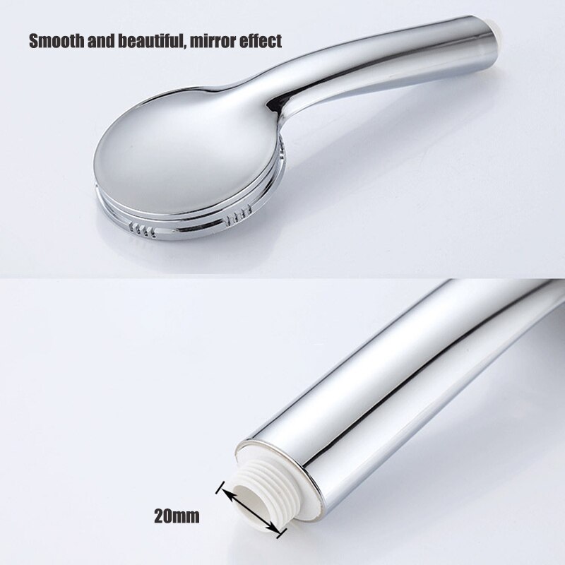 Pressurized Nozzle Shower Head ABS Bathroom Accessories High Pressure Water Saving Rainfall Chrome Shower Head