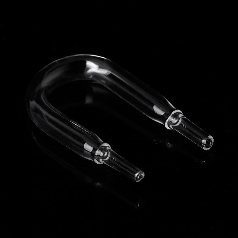 1Pc Large U Shaped Glass Tube Bend for Aquarium CO2 System Diffuser