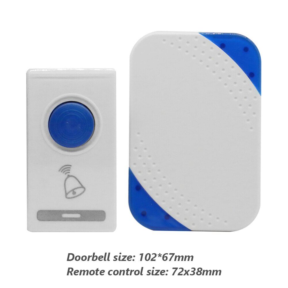 Classic Smart Wireless Doorbell Remote Control Door Ring for Home Hotel Office Security House Security Accessaries Supplies
