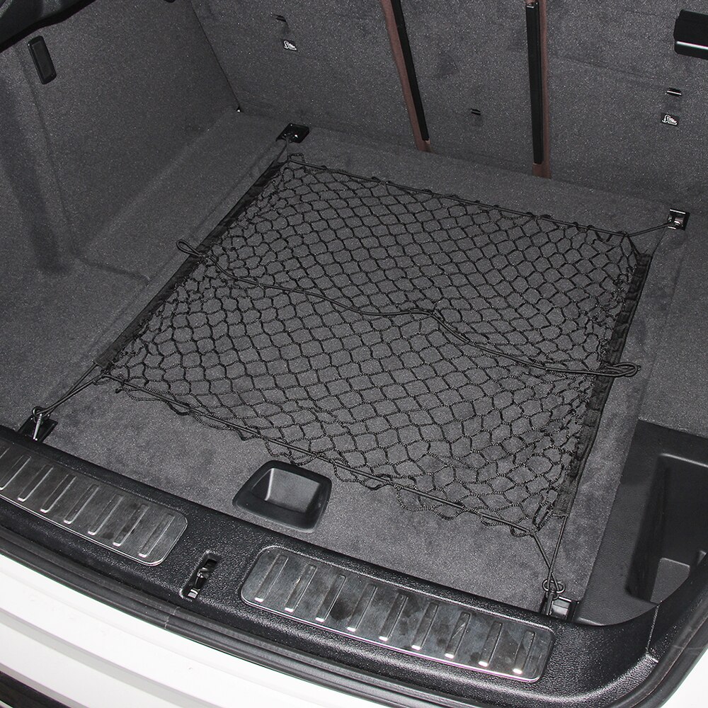 Red organizadora elástica para maletero de coche, redes con ganchos para toyota RAV4 prado 4runner mitsubishi outlander pajero MAZDA CX5 CX7, 90x60cm