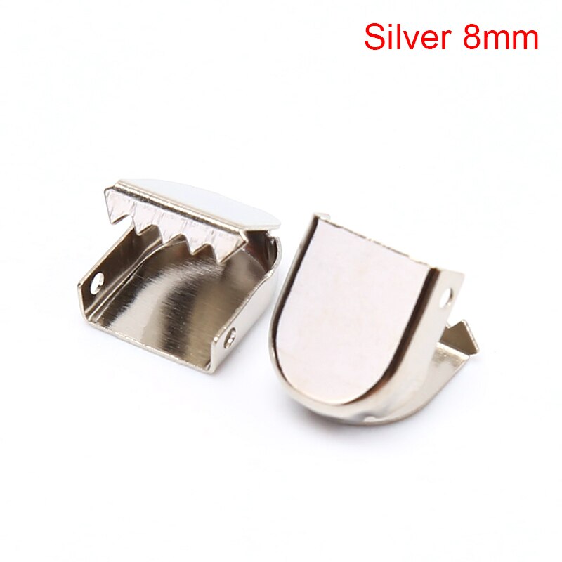 2/8 stk quick lazy uden binde snørebånd elastiske børn & voksne snørebånd metal spænde snørebånd børn voksen sko snøre 6mm/8mm: 2 stk 8mm sølv