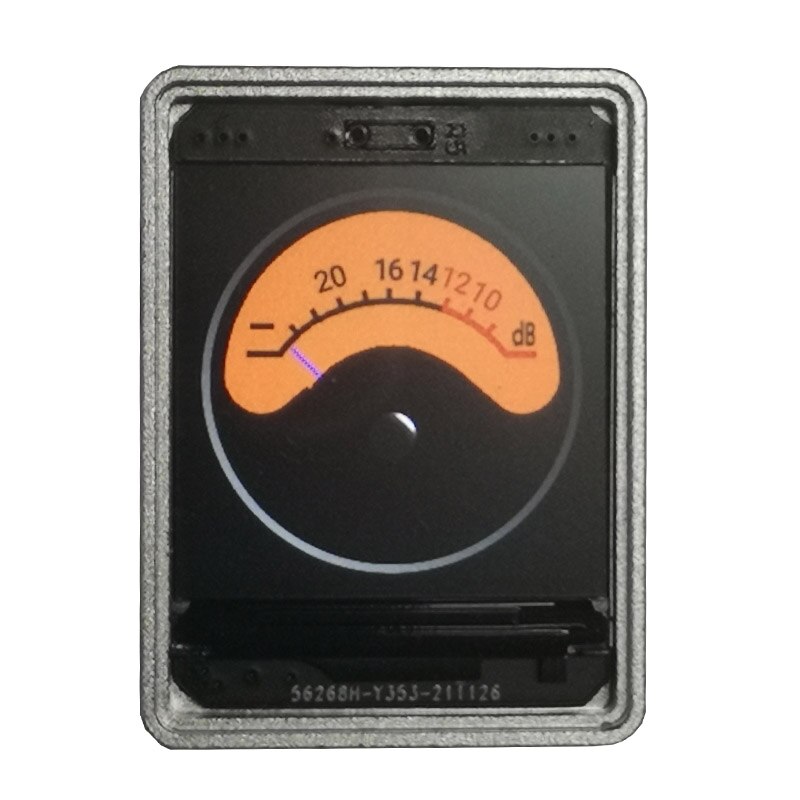 Indicateur de niveau de musique à commande vocale, écran LCD HD de 1.3 pouces, VU-mètre analogique, affichage du spectre de la musique, analyseur de rythme, GPS multi