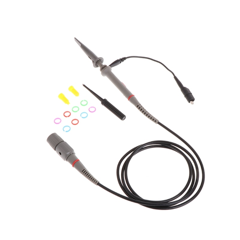 1X 10X 80MHz High Precision Oscilloscope Probe Alligator Test Clip with Adjustable Attenuation Rate 'lirunzu