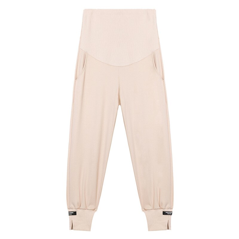Pantalones de maternidad informales para embarazadas, ropa de primavera y verano, para levantar el vientre, prendas de chándal para mamá