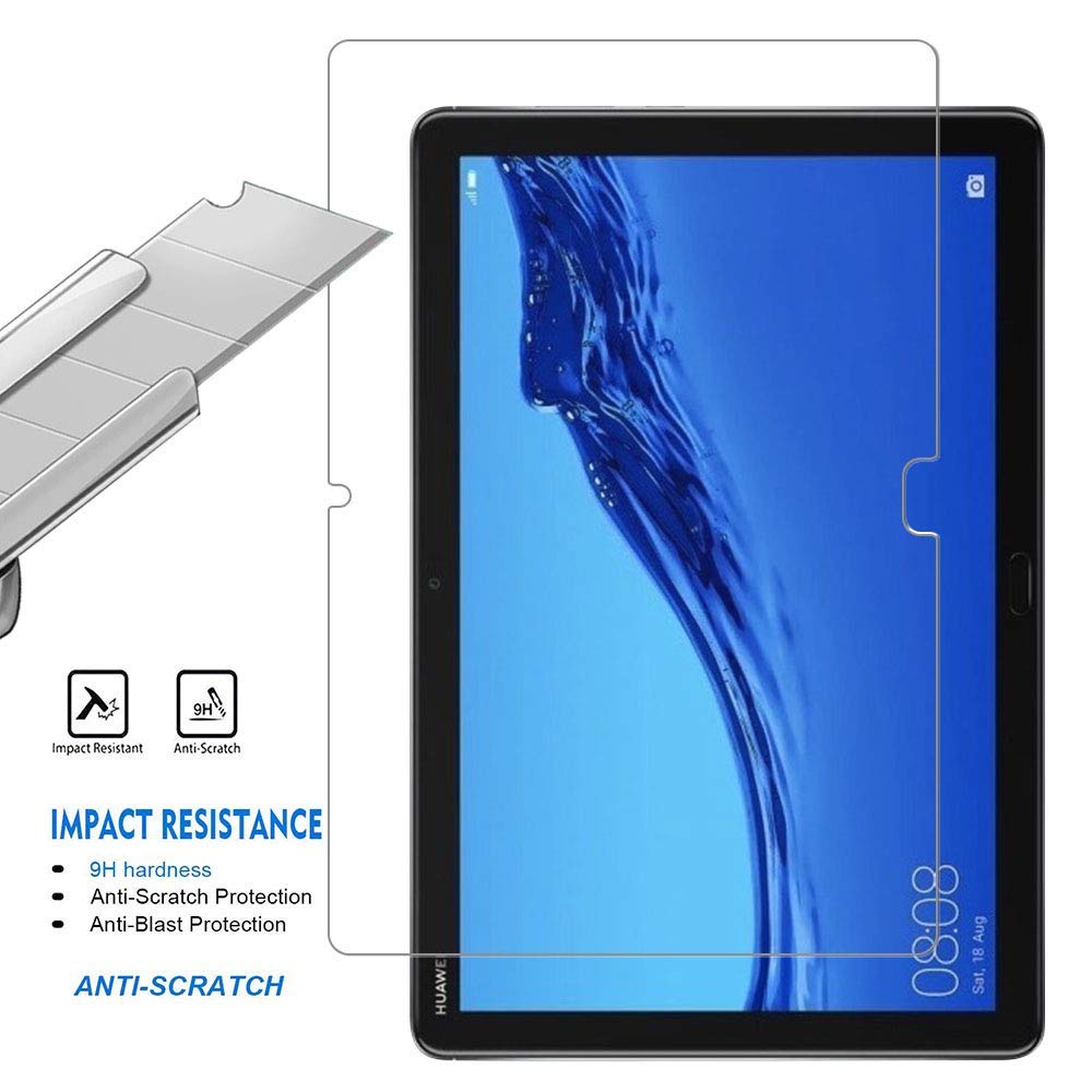 For Huawei MediaPad M5 Lite 10.1 inch - 9H Premium Tablet Anti-Scratch Tempered Glass Screen Protector Film Protector Cover