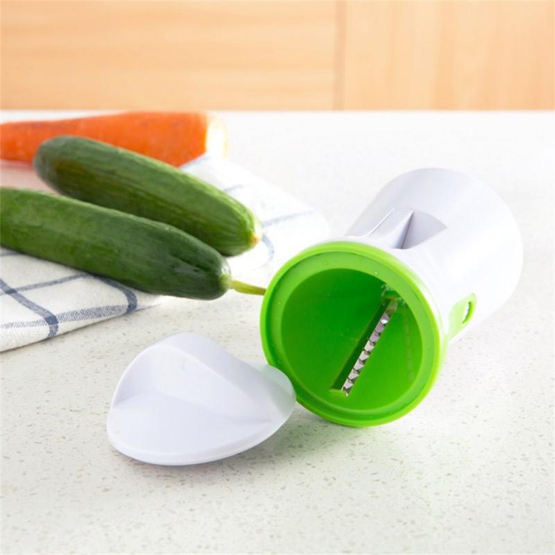 Portable Spiralizer Vegetable Slicer Handheld Spiralizer Peeler Stainless Steel Spiral Slicer For Potatoes Zucchini Spaghetti