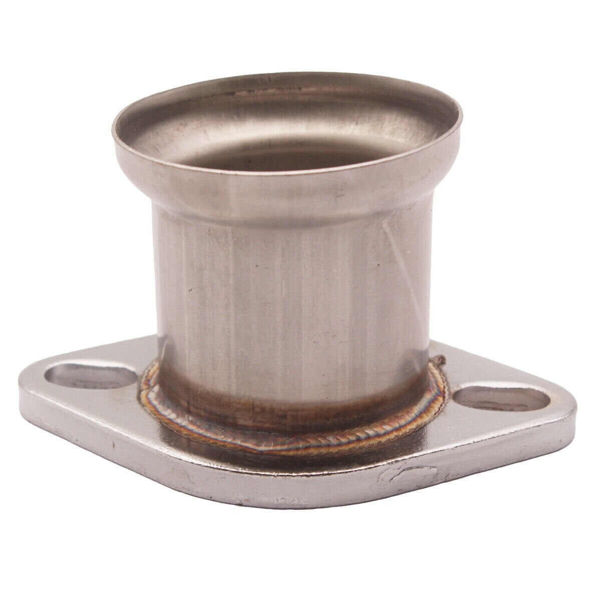 3" Stainless Steel Pipe to 2.5" 2 bolt Flange Reducer Downpipe Turbo Exhaust