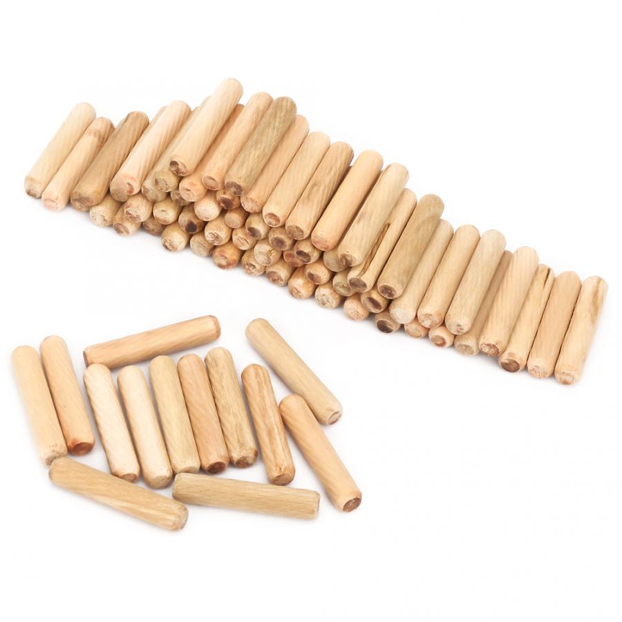 1 pack wood dowel Woodworking Round Fluted Wood Wooden Craft Dowel Pins