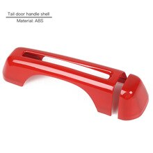 ABS Plastic Door handle Cover 5pcs/ set Red Door Handle For Jeep Wrangler JL