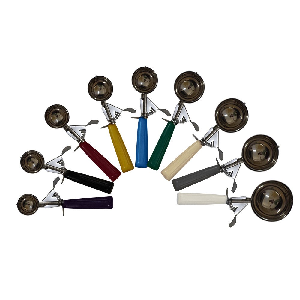 Ice Cream Spoon Stack Cake Decorating Tools Trigger Stainless Steel Glacon Ice Cube Scooper Gadget Kitchen Accessories Freezer