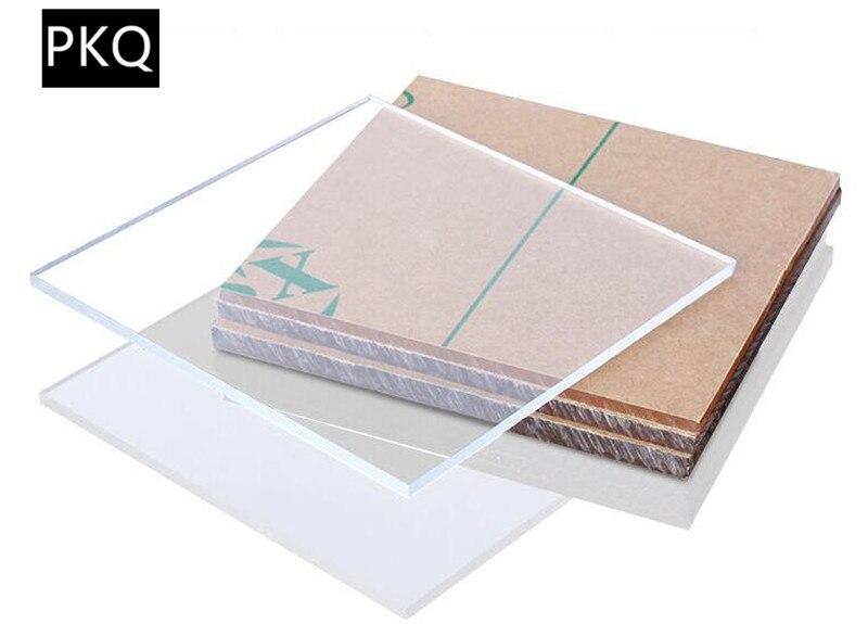 1PCS 2-10mm Thickness Clear Acrylic Perspex Sheet Cut Plastic Transparent Board Perspex Panel Durable 20*20CM/20*30CM/30*40CM