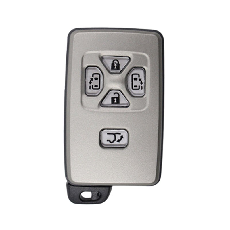 Bil smart card fjernbetjening nøgle shell case fob til toyota alphard estima vellfire: 5 knapper