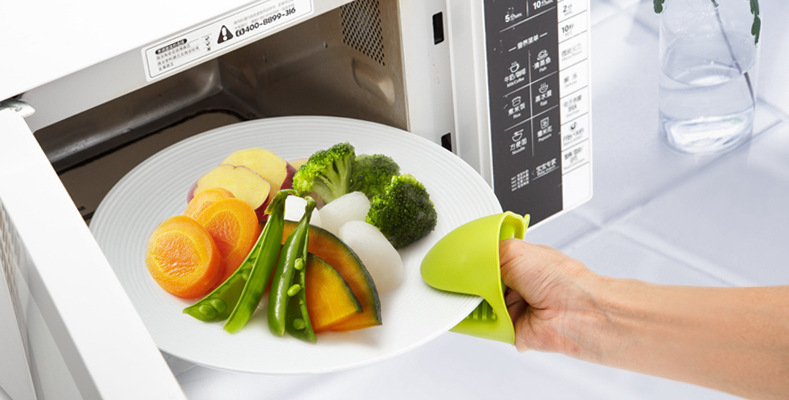 Silicone Kitchen Candy Colors 1PCS Kitchen Cooking Microwave Oven Mitt Insulated Non-slip Glove Heat Resistant