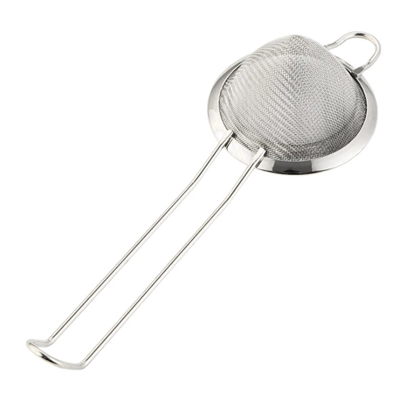 Colador de malla fina de acero inoxidable, colador de cóctel, removedor de trozos de jugo, té de la leche, café, Bar, utensilios para coctelería: S
