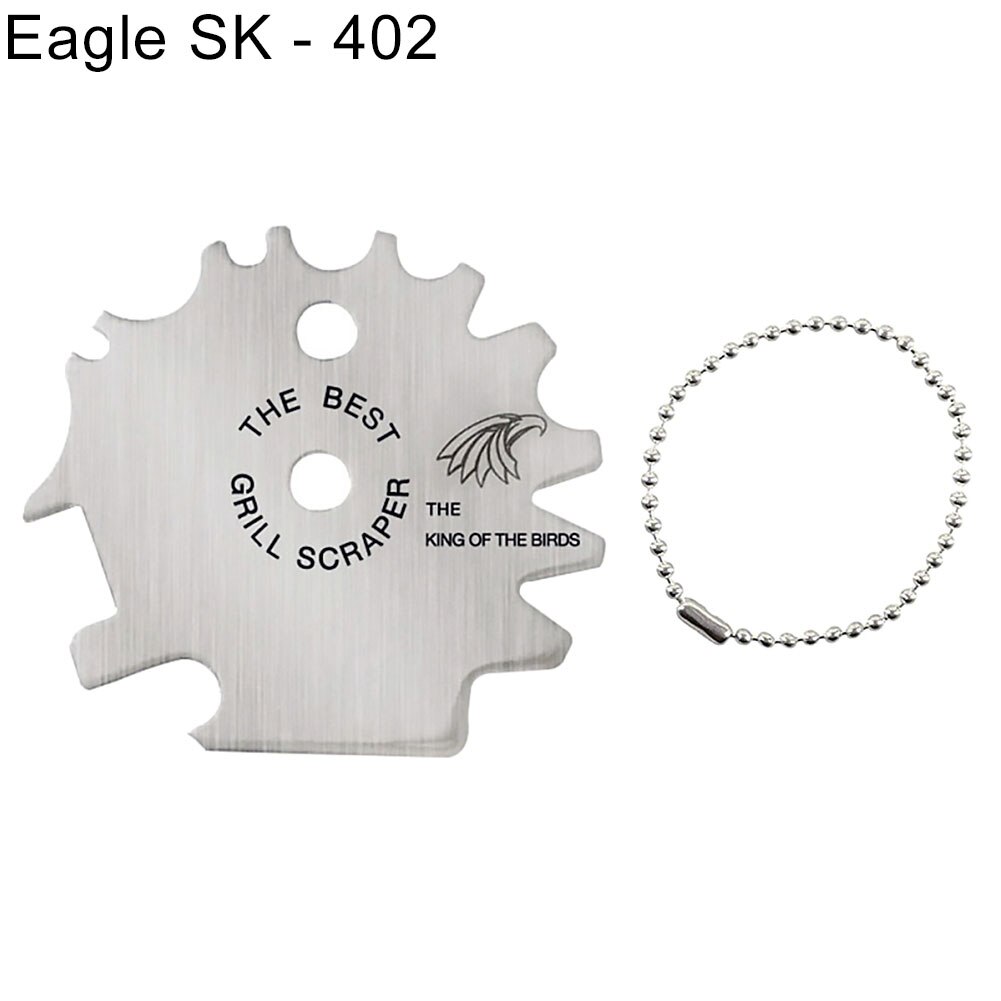 Portable Metal BBQ Grills Grate Cleaner Cleaning Barbecue Scraper Scrubber Tool Barbeque Bbq Tools Cooking Brush: 4