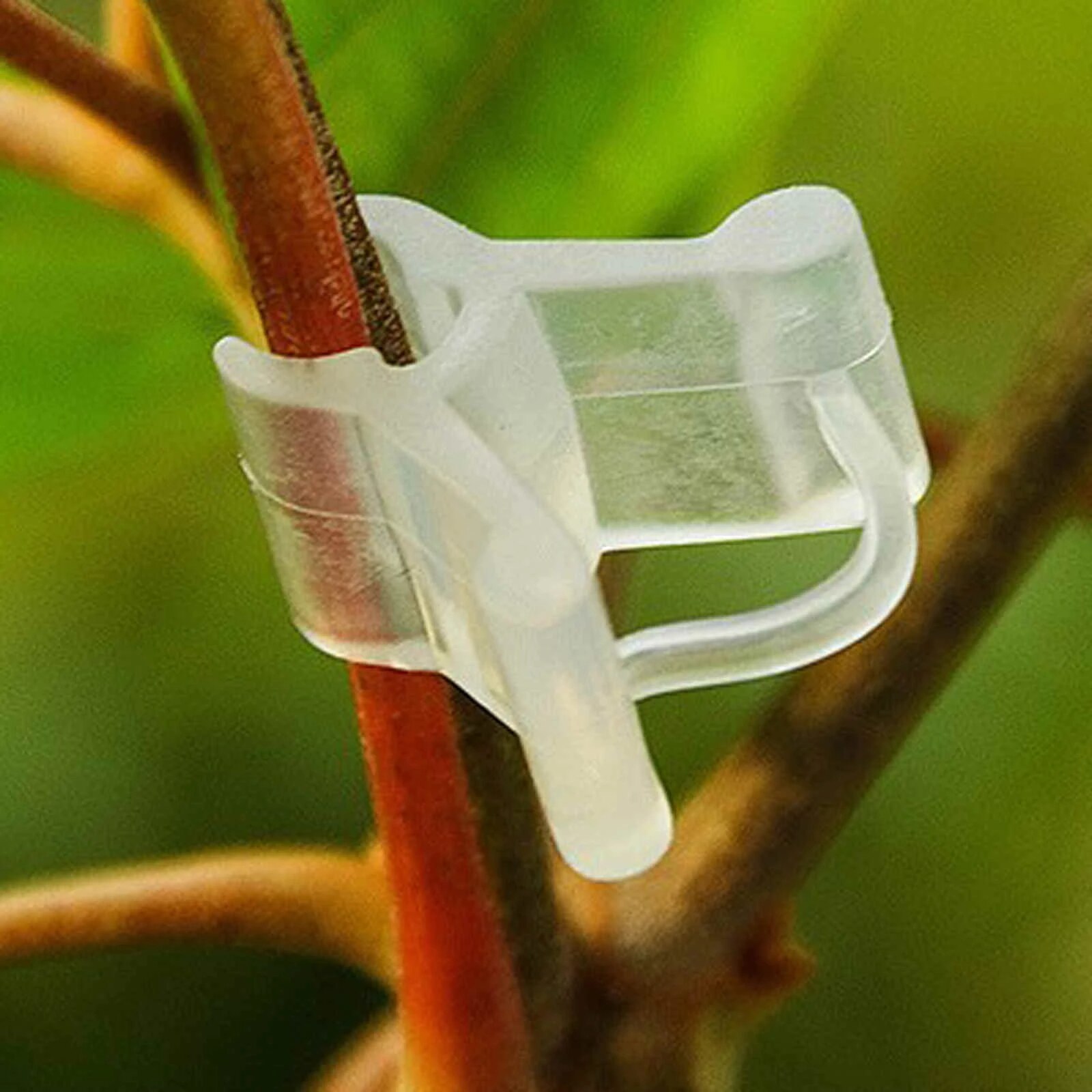 100PCS Plastic Plant Grafting Clips Seedling Growing Clips Vegetables Fruit Tomato Fixing Mini Gardening Tools Support Clamp