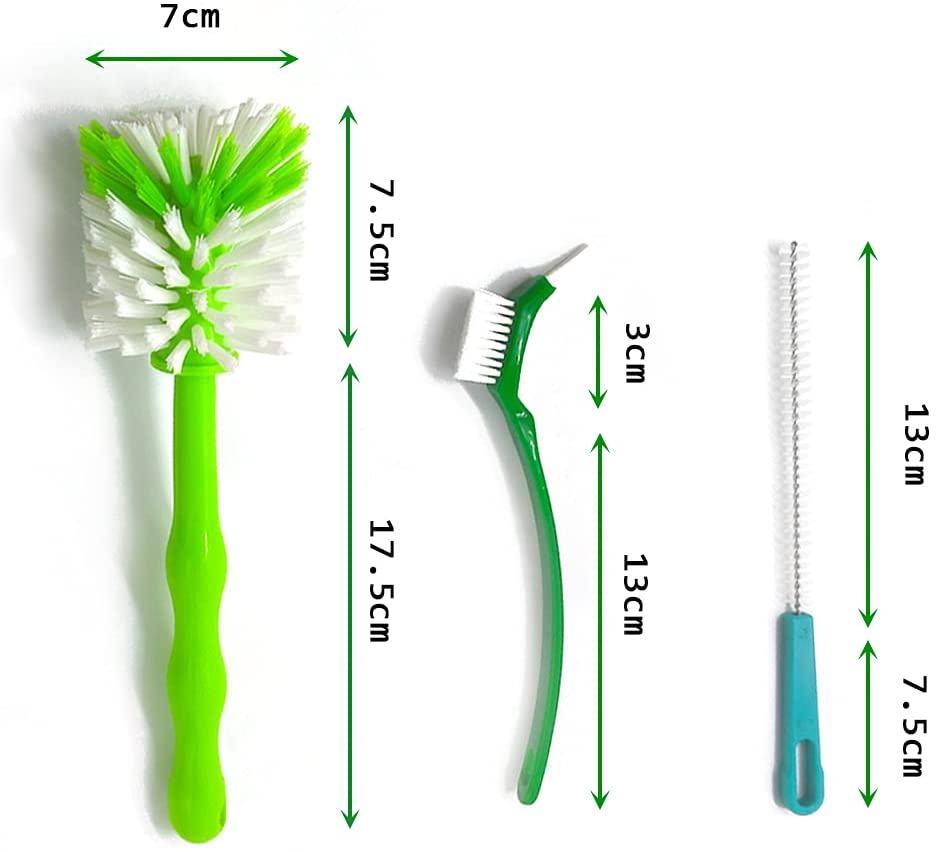Limpiador de cuchillos con cuchilla, herramienta de lavado de ollas, cepillo de limpieza, Ideal para Thermomix TM5 TM6 TM31, Mezclador de alimentos Monsieur Cuisine