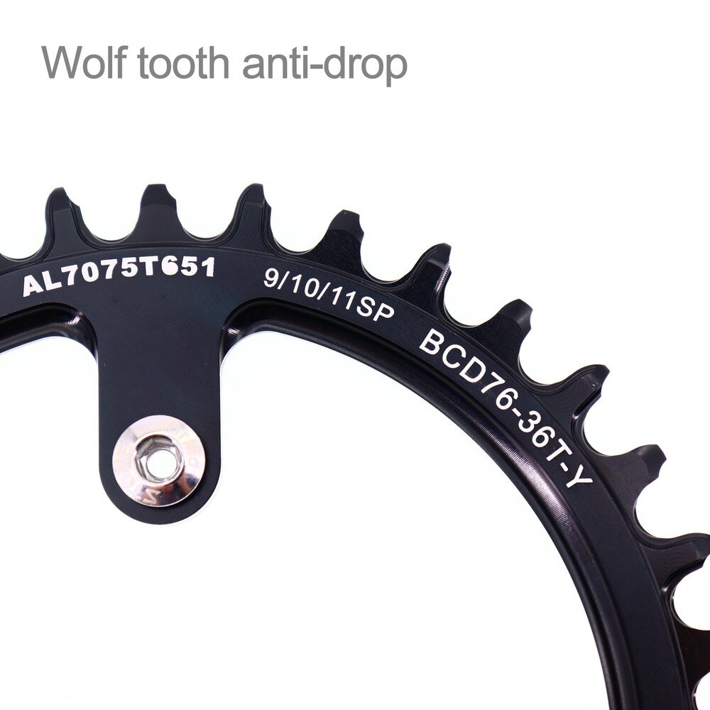 Plato de piedra 76 BCD para sram XX1, redondo, 30T, 32T, 34, 36, 38T, 40T, diente de bicicleta de montaña, plato dentado 76bcd