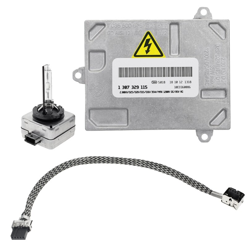 Hid Xenon Koplamp Ballast & Ontsteker & D1S Lamp 4300K Voor A4 Cadillac Dts Volvo C30 S40 1307329115 8E0907391B