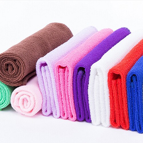 5 stuks/pak washandjes bamboe servetten microvezel vaatdoeken vodden handdoek bamboevezel schoonmaakdoekjes schoonmaakgadgets