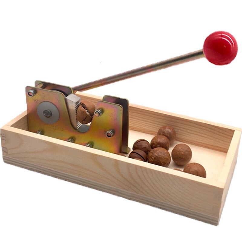 Manual Macadamia Nut Opener Nut Cracker Machine Walnut Nutcracker Nut Sheller Tool Macadamia Nut Opening: Default Title
