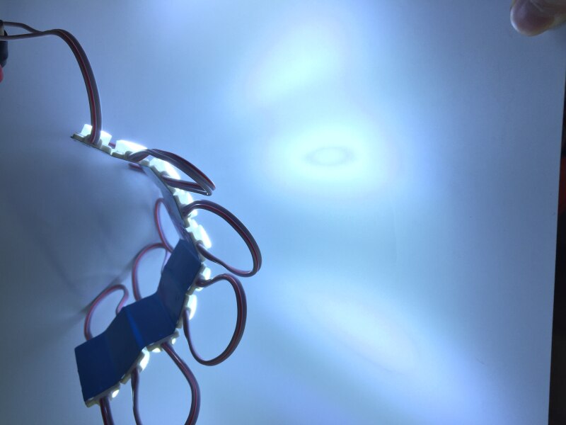 Super bright LED module DC12V waterproof 3LEDs Cold White led Module with lens ,Good heat dissipation