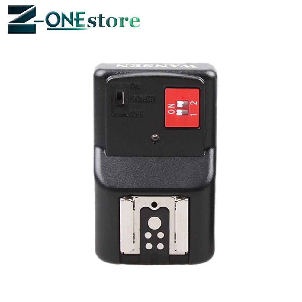 Speedlite-disparador de Flash Universal inalámbrico, 4 canales, , para Canon, Nikon, Pentax, Olympus, PT-04GY,: Blanco