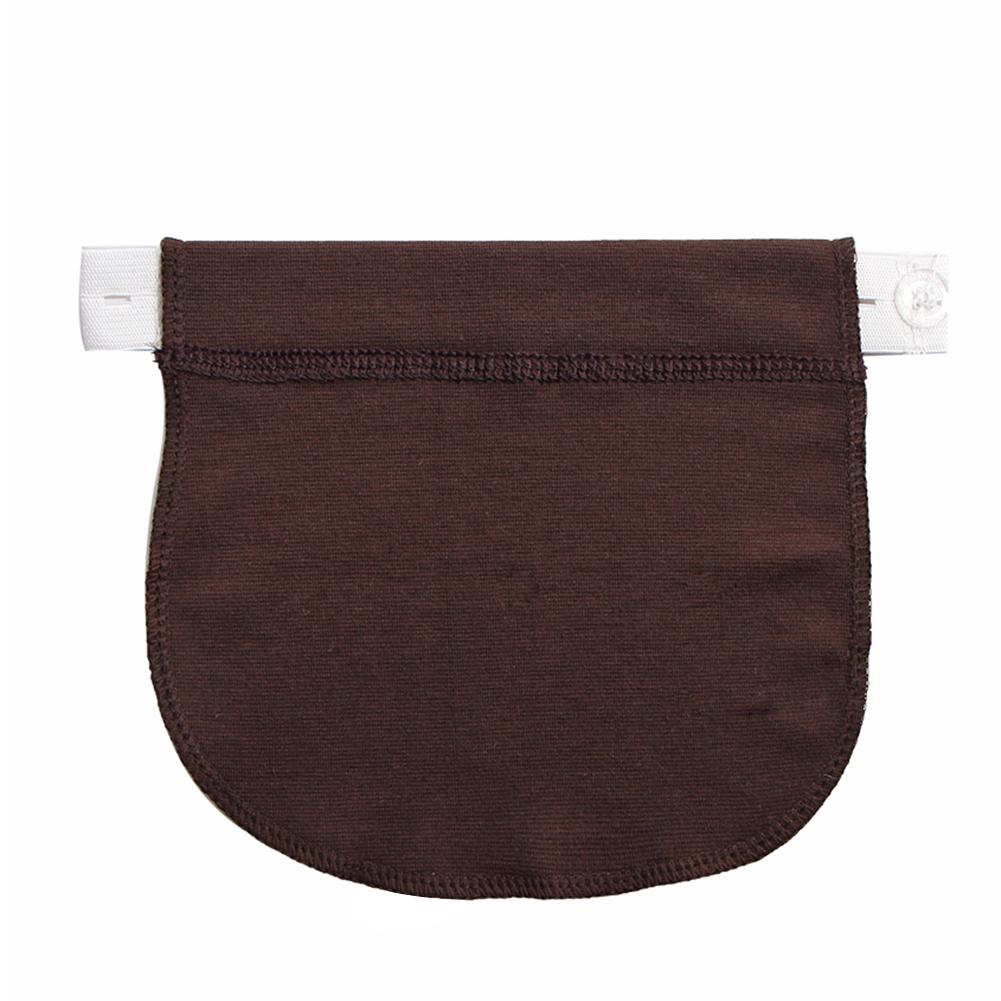 1 Pcs Vrouwen Verstelbare Elastische Moederschap Zwangerschap Tailleband Riem Taille Extender Kleding Broek Voor Zwangere Veiligheid Moederschap: Coffee