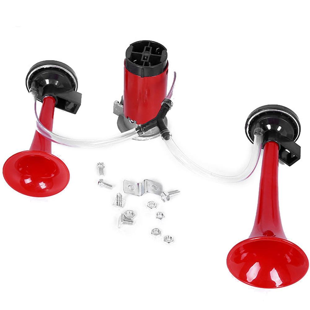 2PCS Car Air Horn Air Sound Signal Beep For Car 12V Loud Electric Horn Sound Speakers For Cars Accessories Air Horns