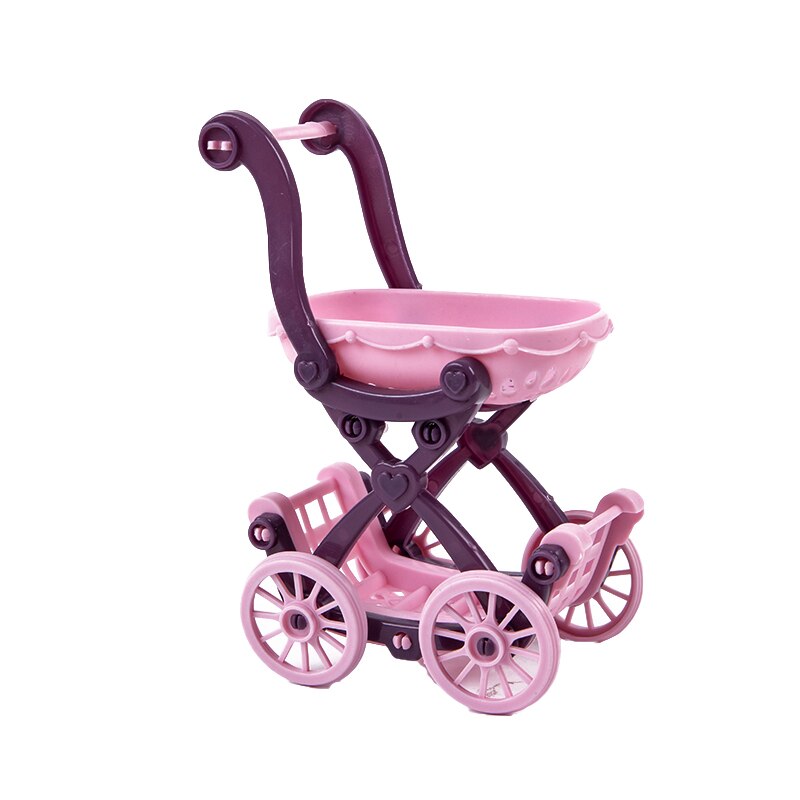 2022 nuova casa delle bambole carrello accessori per mobili ragazza giocare a Casa giocattoli regalo fai da te 2022: viola