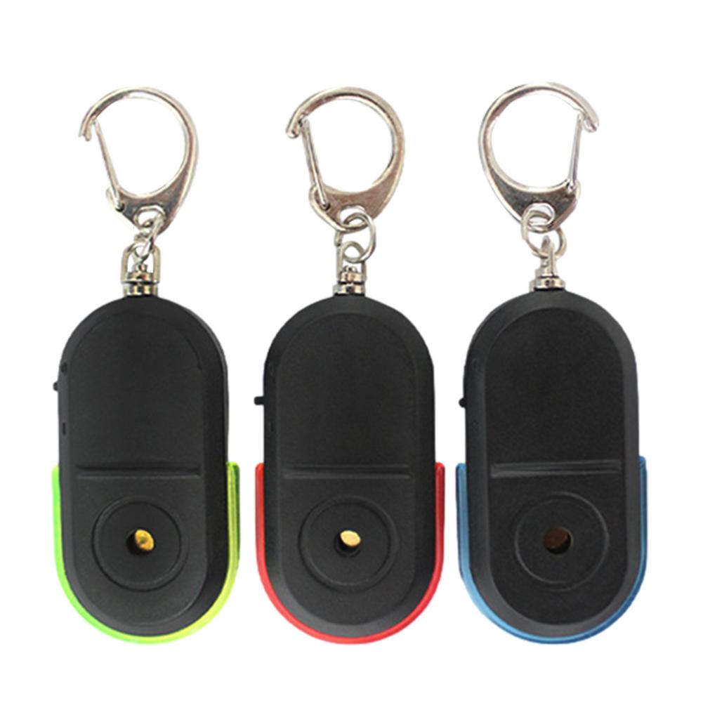 Intelligenter anti-verlust-alarm mit led-pfeife, schlüsselfinder, blinkendem ton, alarmsteuerung, schlüsselortungsgerät, schlüsselanhänger-finder und tracker mit schlüsselring
