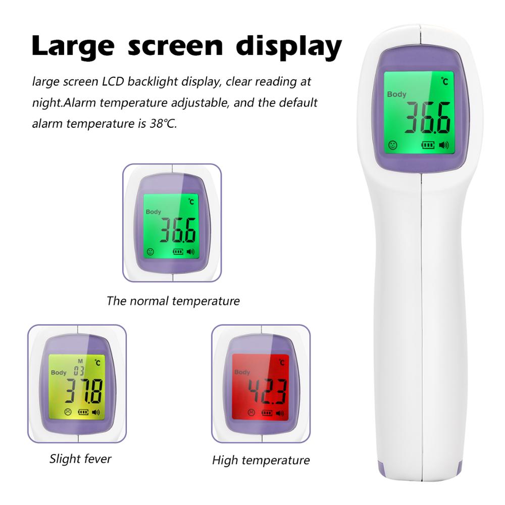 Digital Ear Thermometric Instrument Non-contact Type Infrared Electronic Thermometer Object-temperature Measuring