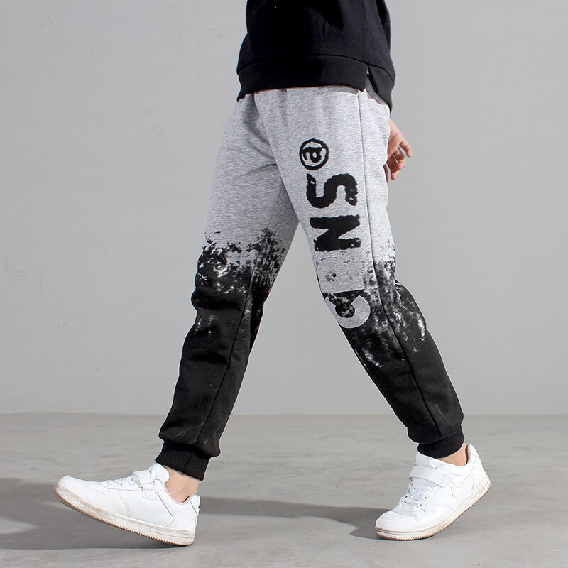 Pantaloni per adolescenti ragazzo autunno 2021 bambini ragazzi pantaloni Jogger cotone lettera stampa pantaloni sportivi bambini Casual autunno vestiti 4-14 anni