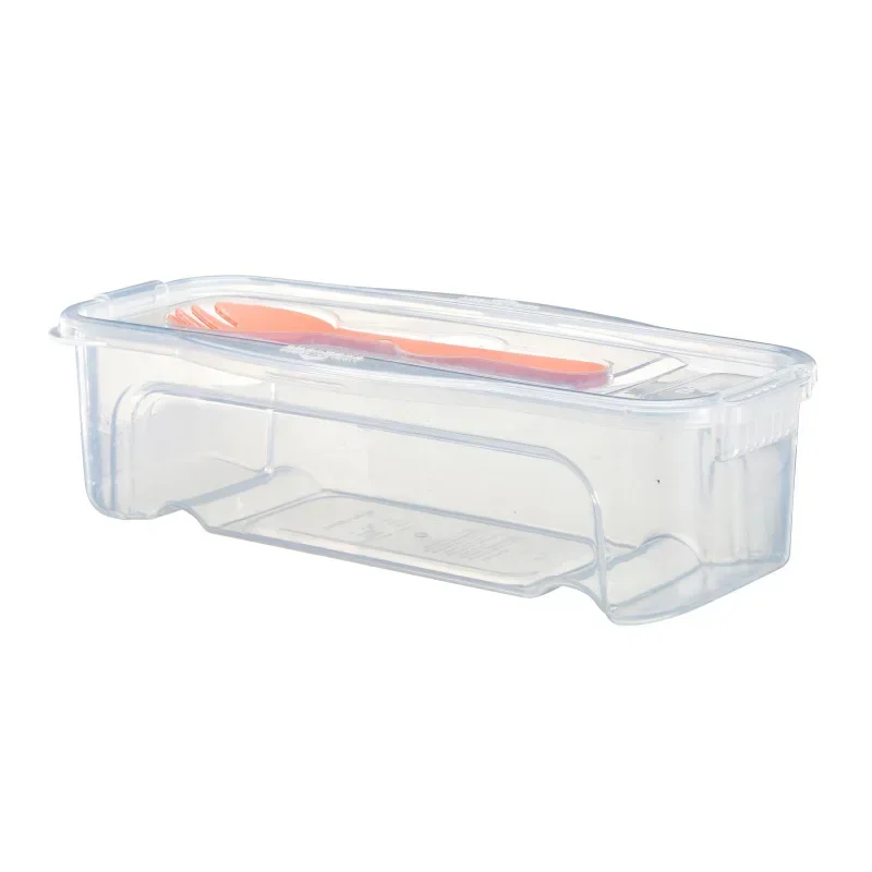 Microwave Pasta Cooking Box with Strainer Heat Resistant Pasta Box With Salad Spoon Steamer Spaghetti Cooker Kitchen Accessories: Default Title