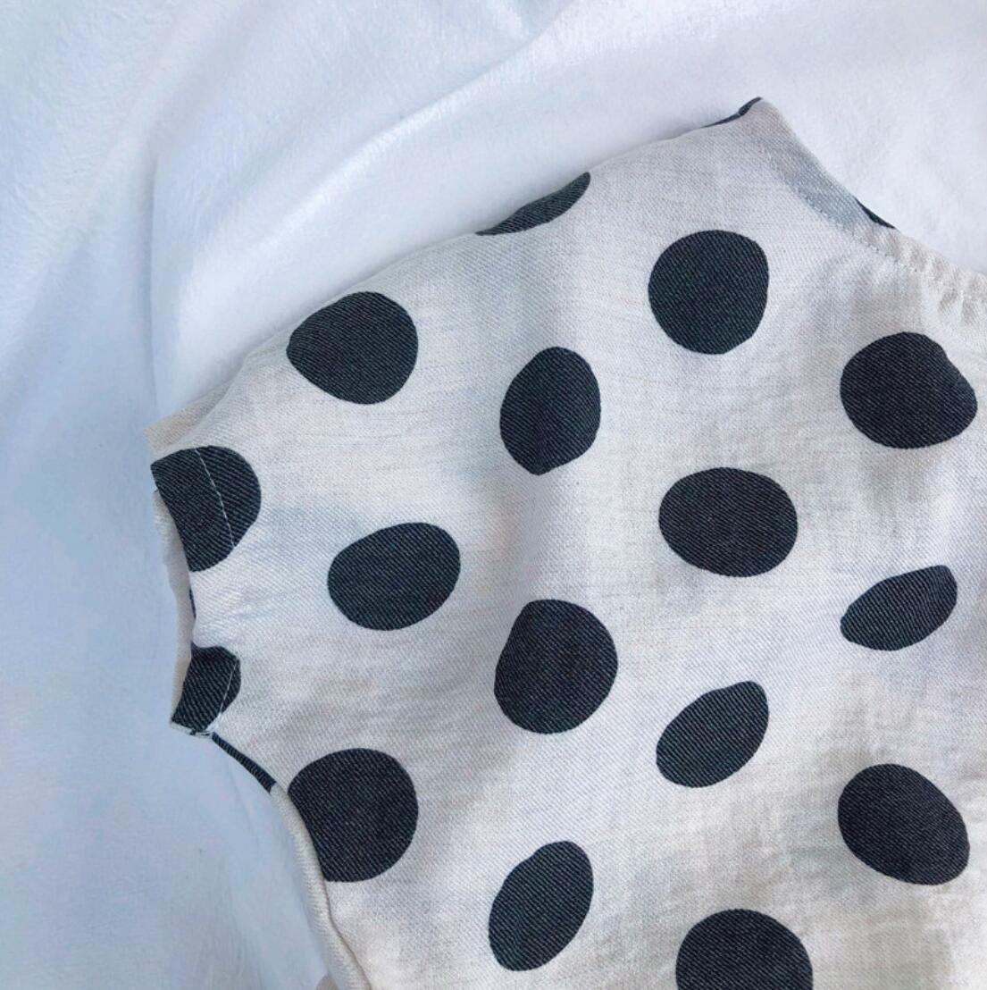 T-shirt per bambini casual in lino di cotone a maniche corte estiva a maniche corte per ragazze 2021 di nuovo arrivo