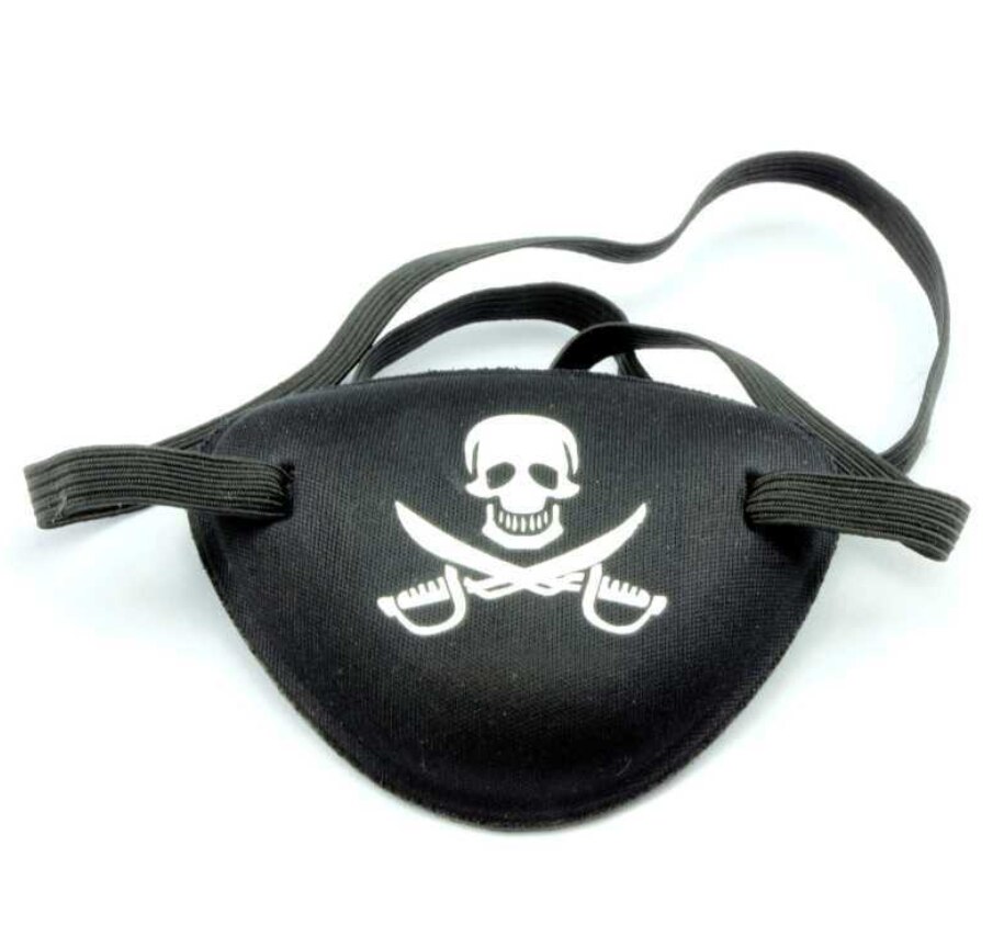 Cupcake toppers met thema, taart, dessert, tandenstokerinzetstuk voor kinderfeestjes, piratenthema, babyshowerdecoratie: Blinddoek