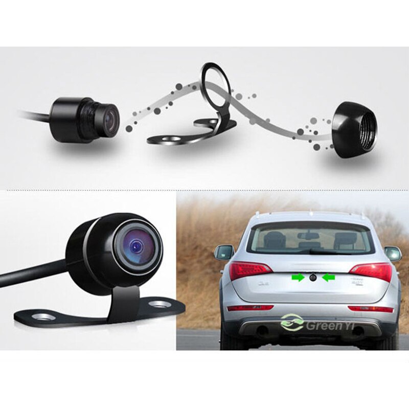 Greenyi waterdichte achteruitrijcamera voor auto's met 480 tv rijen beugelmontage
