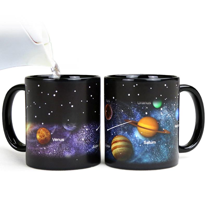 And Practical Homeware Temperature Change Color Starry Sky Ceramic Cup Practical Items Temperature Change Color Cup
