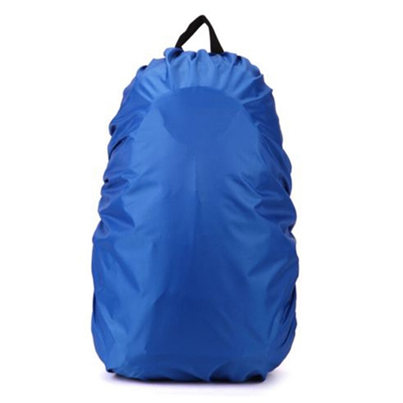 2 Pcs Waterproof Travel Hiking Accessory Backpack Camping Dust Rain Cover 35L,Blue with Rose Red