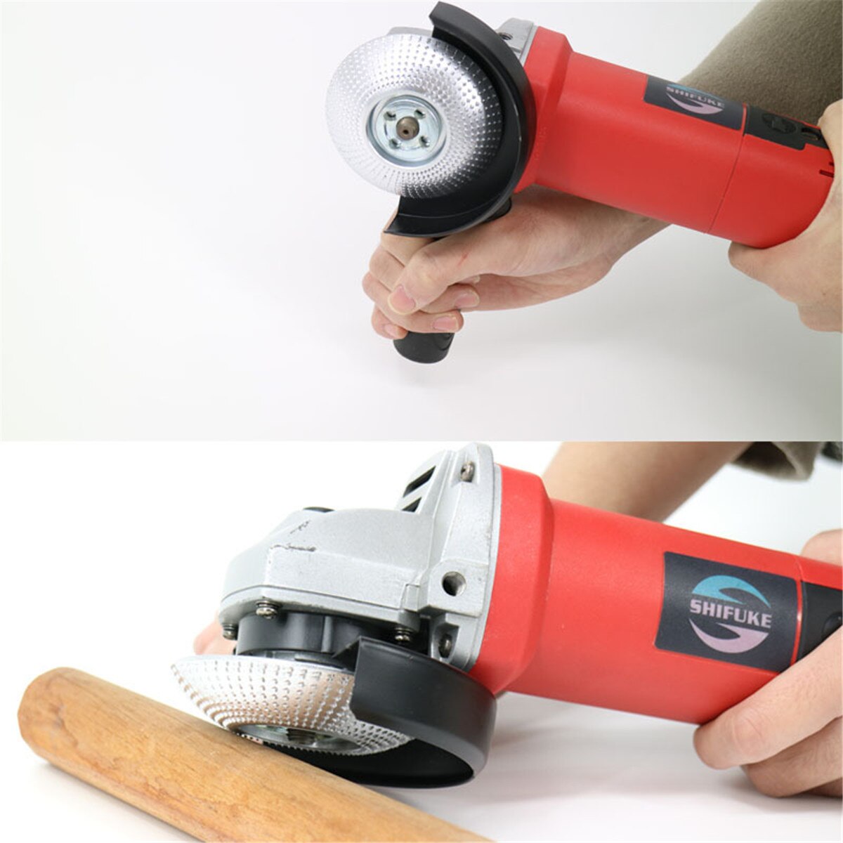 Hout Vormgeven Slijpschijf Carbon Staal Houtsnijwerk Disc Grinder Wiel Schurende Disc Schuren Rotary Tool Voor Haakse Slijper