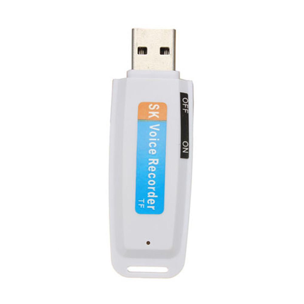 U-Disk Digital Audio Voice Recorder Pen USB Flash Drive tot 32GB Micro SD TF